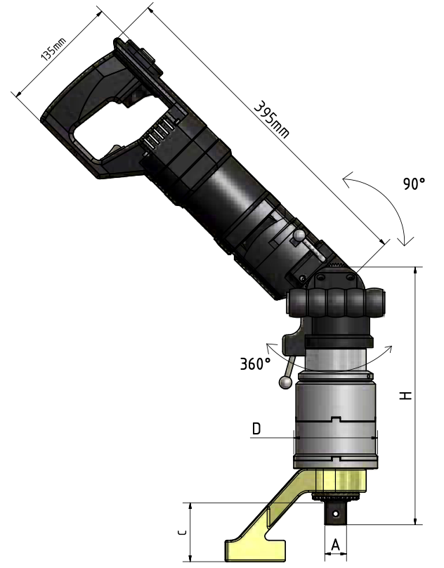 TESM Elektrischer Drehmomentschrauber - multi Bauform bis 5.000 Nm