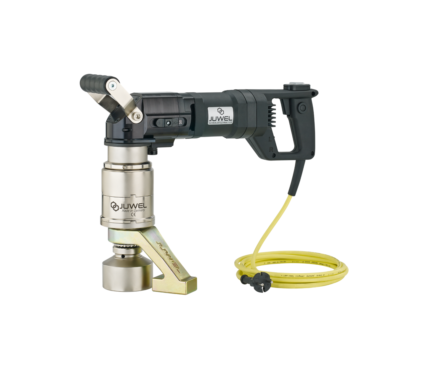 TEWS electric torque wrench - angled design up to 15,000 Nm