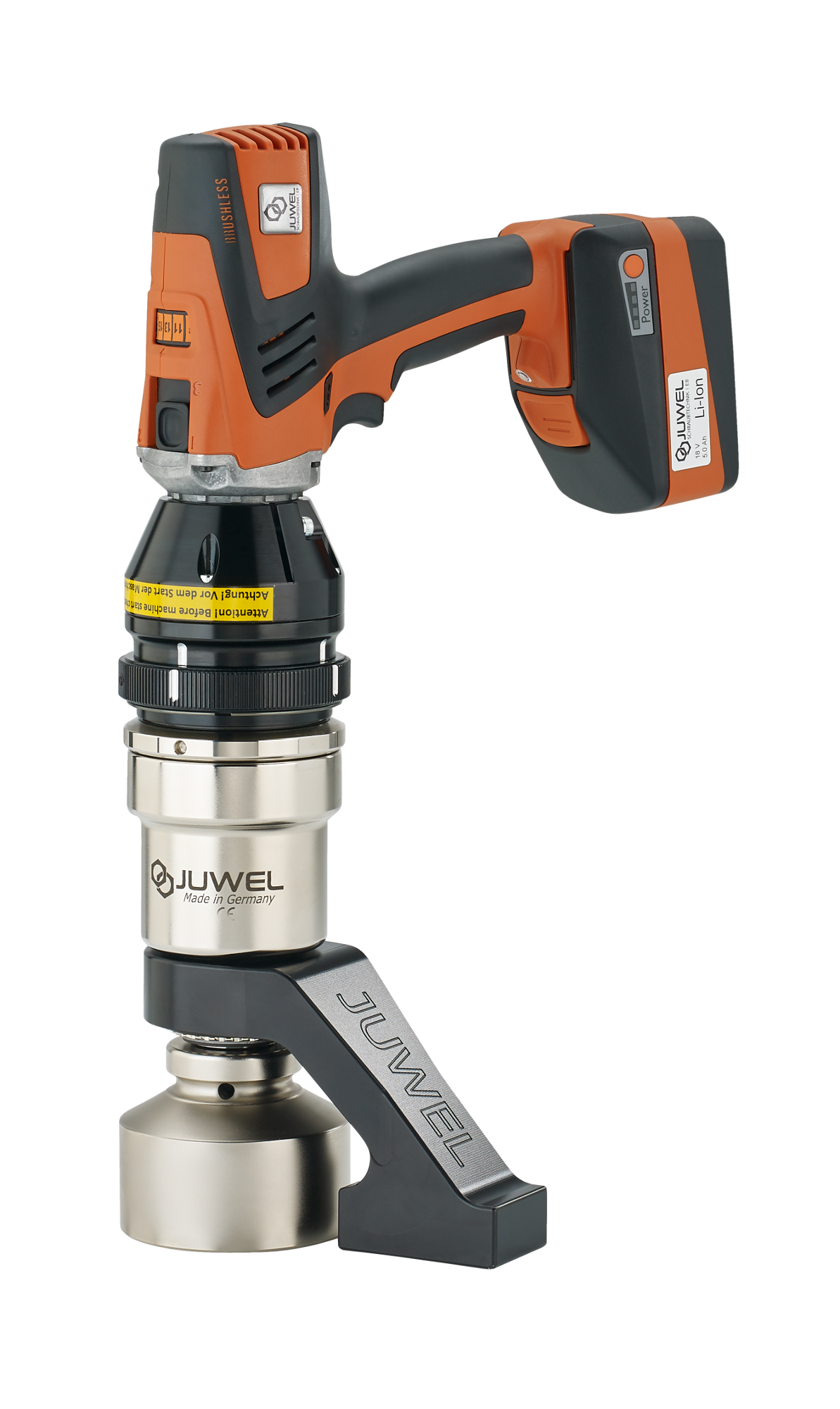 Cordless torque wrench straight design up to 10 000 Nm Ernst