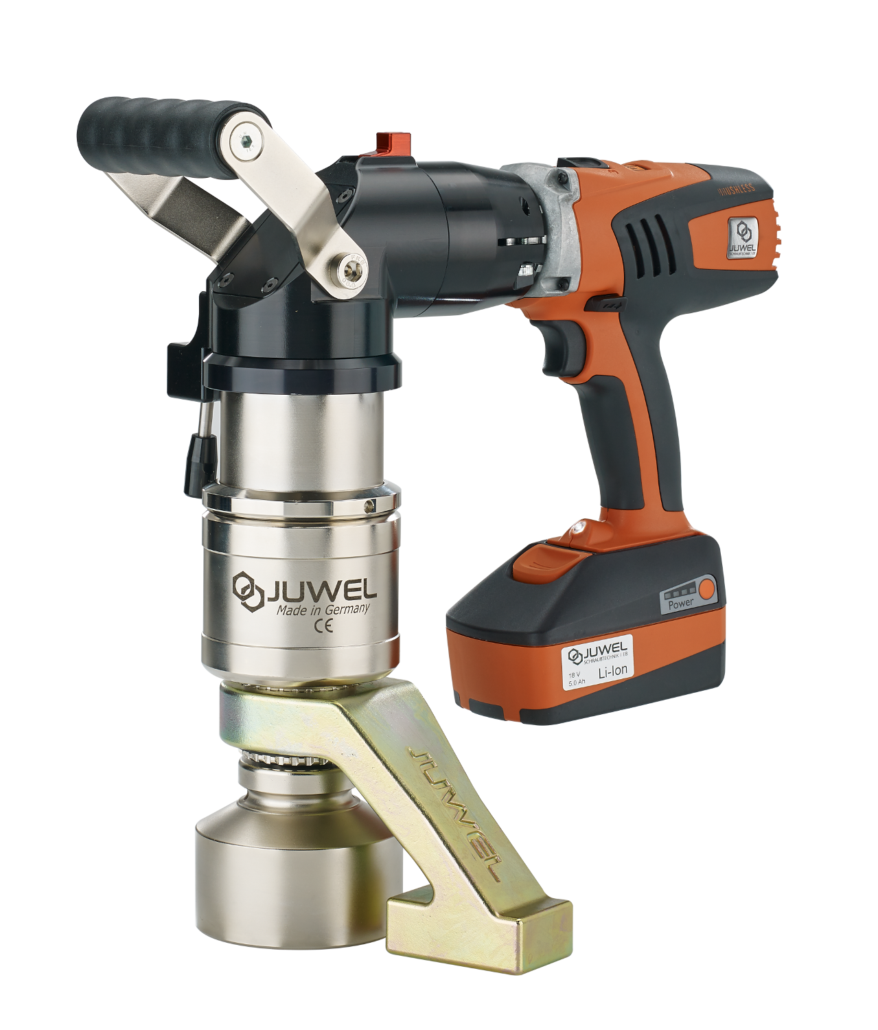 TQWS cordless torque gun - angled design up to 10,000 Nm